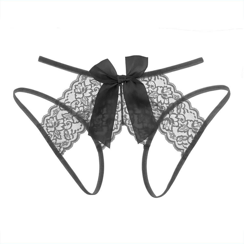 Sexy Lingerie Uniform Temptation Plus Size 200kg Pure Seductive Lace Tearable Open Crotch Pants Set
