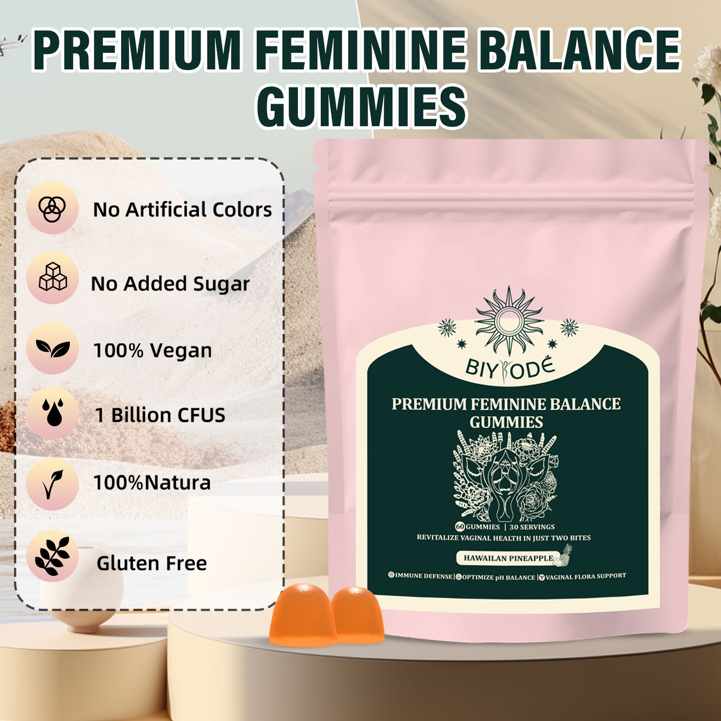 Female balance gummies