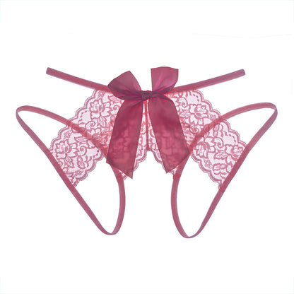 Sexy Lingerie Uniform Temptation Plus Size 200kg Pure Seductive Lace Tearable Open Crotch Pants Set